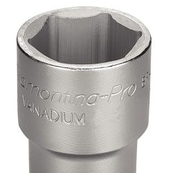 Soquete Sextavado em Aço Cromo Vanádio 1.1/8'' - Encaixe 3/4'' - Tramontina Pro