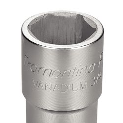 Soquete Sextavado em Aço Cromo Vanádio 30 mm - Encaixe 3/4'' Tramontina PRO