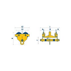 Trole Manual 500Kg MTR 0.5 Ton - Menegotti
