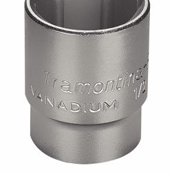 Soquete Sextavado em Aço Cromo Vanádio 27 mm - Encaixe 1/2'' - Tramontina Pro