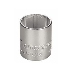 Soquete Sextavado em Aço Cromo Vanádio 14 mm - Encaixe 3/8'' Tramontina PRO