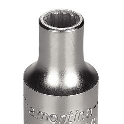 Soquete Estriado em Aço Cromo Vanádio 3/8'' - Encaixe 1/2'' - Tramontina Pro