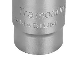 Soquete Estriado em Aço Cromo Vanádio 3/4'' - Encaixe 1/2'' Tramontina PRO