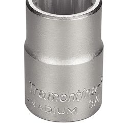 Soquete Estriado em Aço Cromo Vanádio 7/8'' - Encaixe 3/4'' Tramontina PRO