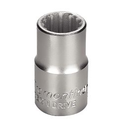 Soquete Techdrive em Aço Cromo Vanádio 14 mm - Encaixe 1/2'' Tramontina PRO