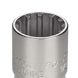 Soquete Techdrive em Aço Cromo Vanádio 19 mm - Encaixe 1/2'' Tramontina PRO