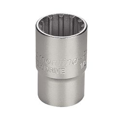 Soquete Techdrive em Aço Cromo Vanádio 19 mm - Encaixe 1/2'' Tramontina PRO