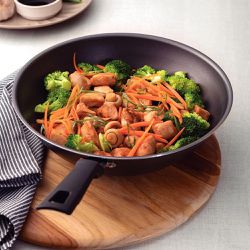 Wok Loreto em Alumínio Grafite Antiaderente 28cm 3,6L - Tramontina