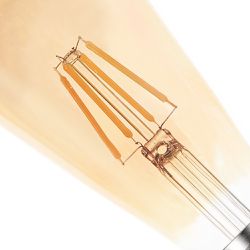 Lâmpada de Filamento Led Âmbar 2200K Pera ST64 4W - Noll Led
