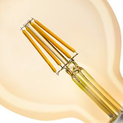 Lâmpada de Filamento Led Âmbar 2200K Globo G95 4W - Noll Led