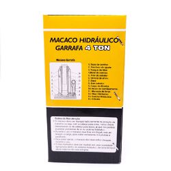 Macaco Hidraulico Garrafa (4t) 4 Toneladas 565,0002 - Graff Vantage
