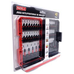 Jogo de Bits/Ponteiras de Impacto Com 42 Pcs (372,0004) - Noll