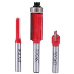 Jogo Fresas para Tupia - 3 Pçs 1/4" (91,0018) - Rocast