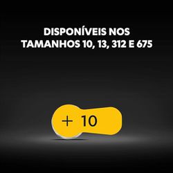 Pilha Auditiva 10 C/6 (108838) - Duracell 