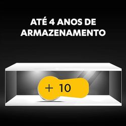 Pilha Auditiva 10 C/6 (108838) - Duracell 