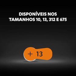 Pilha Auditiva 13 C/6 (108839) - Duracell 