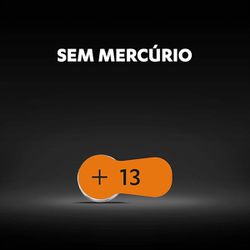 Pilha Auditiva 13 C/6 (108839) - Duracell 