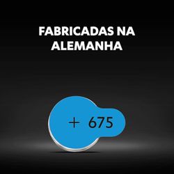 Pilha Auditiva 675 C/6 (108841) - Duracell 