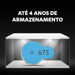Pilha Auditiva 675 C/6 (108841) - Duracell 
