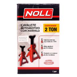 Kit Com 02 Cavaletes C/ Manivela Para Veiculos 2T - Noll