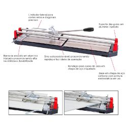 Kit Cortador P/ Piso 90cm + Alicate P/ Nivelamento - Cortag