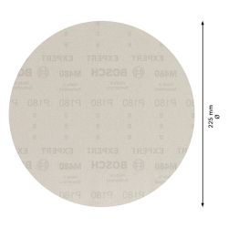 Disco de Lixa Expert M480 225mm G180, 25 peças - Bosch 