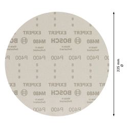 Disco de Lixa Expert M480 225mm G400, 25 peças - Bosch 