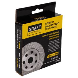 Rebolo Diamantado Tipo Prato 100X22,3mm (573,0001) - Graff Vantage