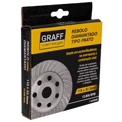Rebolo Diamantado Tipo Prato 115x22,3mm (573,0002) - Graff Vantage
