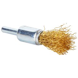 Escova de Aço Latonado tipo Pincel c/ Haste 5/8''x1/4'' (571,0011) - Graff Vintage