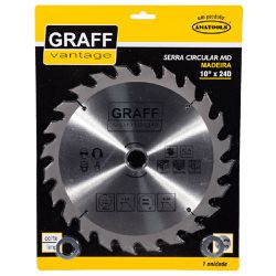Serra Circular C/ Pastilha de Metal Duro P/ Madeira 10''x24D (579,0009) - Graff Vantage
