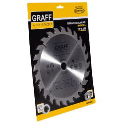 Serra Circular C/ Pastilha de Metal Duro P/ Madeira 10''x24D (579,0009) - Graff Vantage