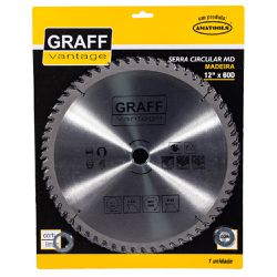 Serra Circular C/ Pastilha de Metal Duro P/ Madeira 12''60D (579,0016) - Graff Vantage 