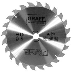 Serra Circular C/ Pastilha de Metal Duro P/ Madeira 14''x24D (579,0018) - Graff Vantage 