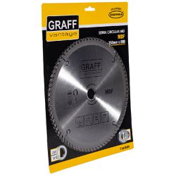 Serra Circular C/ Pastilha de Metal Duro P/ MDF 250mmX80D (581,0001) - Graff Vantage