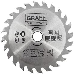 Serra Circular C/ Pastilha de Metal Duro P/ Madeira 4.3/8''x24D (579,0001) - Graff Vantage 