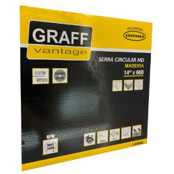 Serra Circular C/ Pastilha de Metal Duro P/ Madeira 14''60D (579,0021) - Graff Vantage 