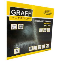 Serra Circular C/ Pastilha de Metal Duro P/ Madeira 16''48D (579,0025) - Graff Vantage 