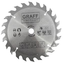 Serra Circular C/ Pastilha de Metal Duro P/ Madeira 7.1/4''x24D (579,0003) - Graff Vantage 