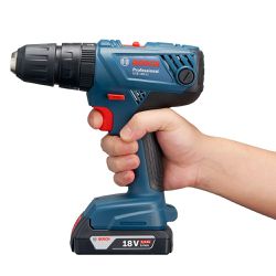 Parafusadeira e Furadeira de Impacto GSB 180-LI 18V, c/ 1 Bateria 2,0Ah, Carregador BIVOLT e Kit de Acessórios em Maleta - Bosch