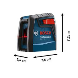 Nível a Laser Bosch GLL 2-12 Alcance 12m com Suporte