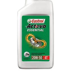 Óleo Lubrificante Essential Actevo 4T 20W50 1L Para Motos (3419247) - Castrol