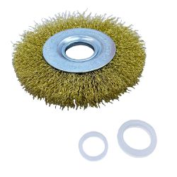 Escova de Aço Latonado Circular 4 x 1/2" (319,0027) - Rocast