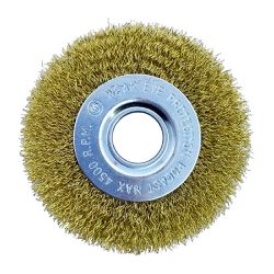 Escova de Aço Latonado Circular 4 x 1/2" (319,0027) - Rocast
