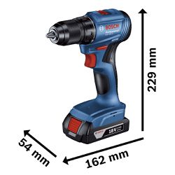 Furadeira Parafusadeira 18V GSR185- LI Sem Fio 2 baterias - Bosch 