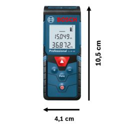 Trena Laser Bosch GLM 40 alcance 40m com bolsa protetora