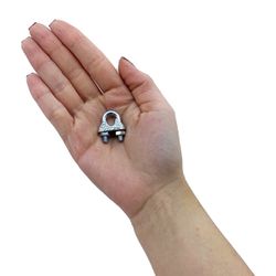 Kit Clips Grampo Para Cabo de Aço 1/4'' 1,0003 (Com 10 Unidades) - Nord 