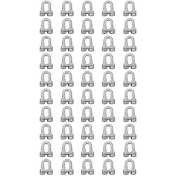 Kit Clips Grampo Para Cabo de Aço 3/8" 1,0005 (Com 50 unidades) - Nord