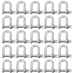 Kit Manilha Reta Para Cabo De Aço 5/16'' 2,0003 (Com 25 Unidades) - Nord