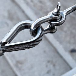 Manilha Reta Para Cabo de Aço 3/4'' (2,0007) - Nord